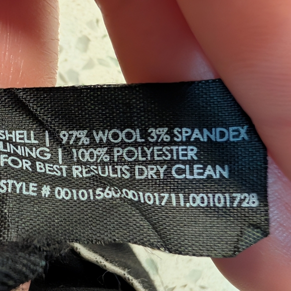 Club Monaco Lightweight Wool Straight Leg Trousers Pants - Picture 8 of 8